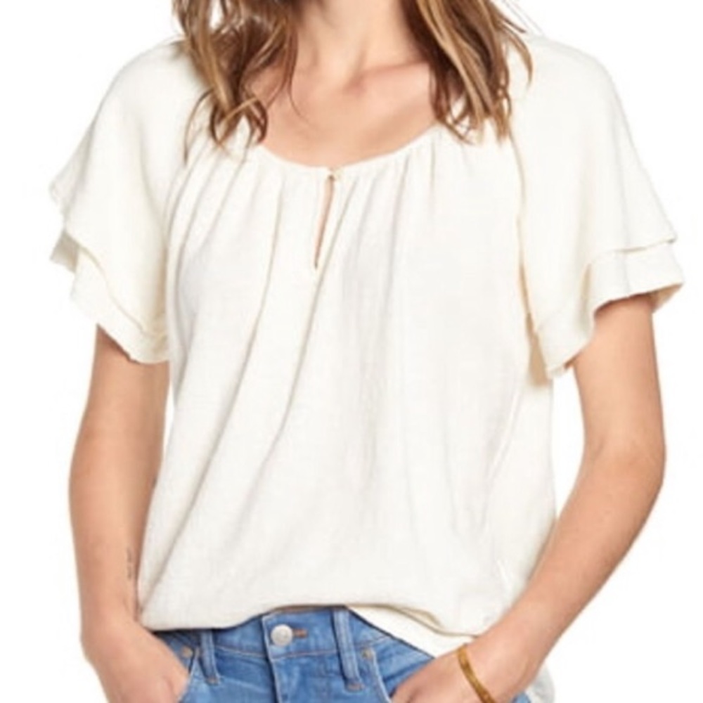 NWT Madewell Texture & Thread Top Sz Small